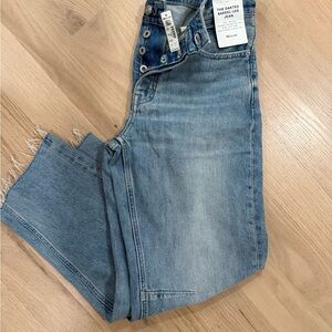 Madewell The Darted Barrel-Leg Jeans NWT